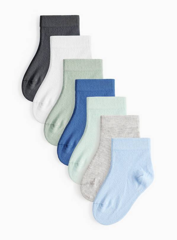 Mixed Socks 7 Pack 1-6 months